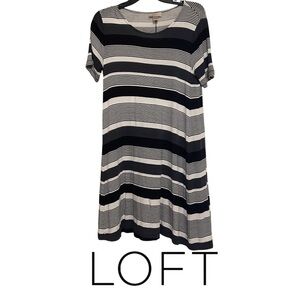 Loft Striped Dress size small